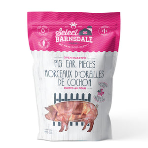 Barnsdale Farms Maplewood Smoked Pig Ears Pieces Dog Treats, 454 gr., Made in Canada