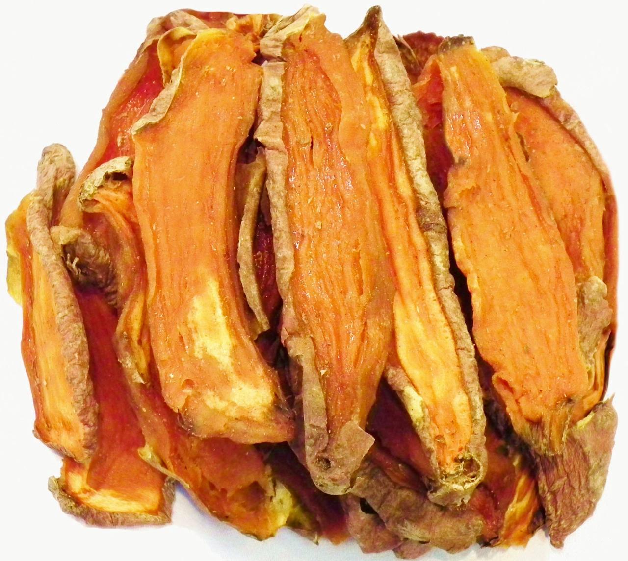 Barnsdale Farms Sweet Potato Jerky Chew Dog Treats, 120 gr., Made in Canada