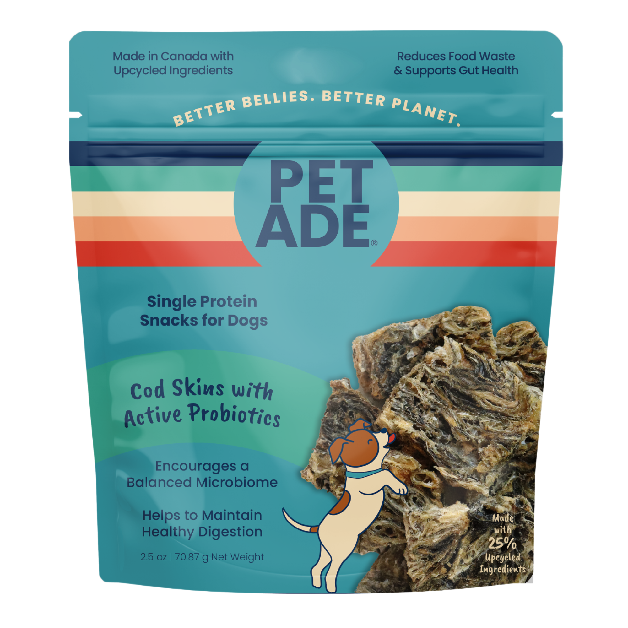 Cod Skins with Active Probiotics