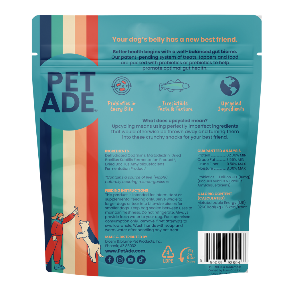Cod Skins with Active Probiotics